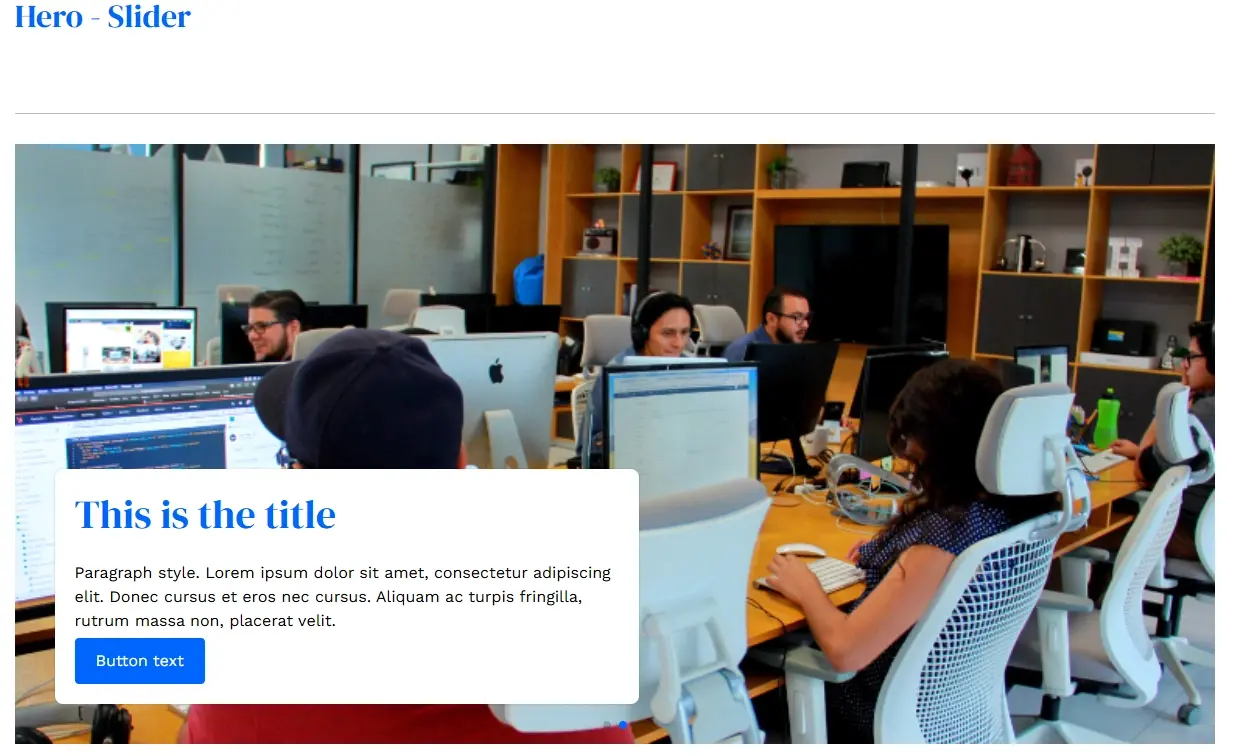 Hero Slider Hero Slider