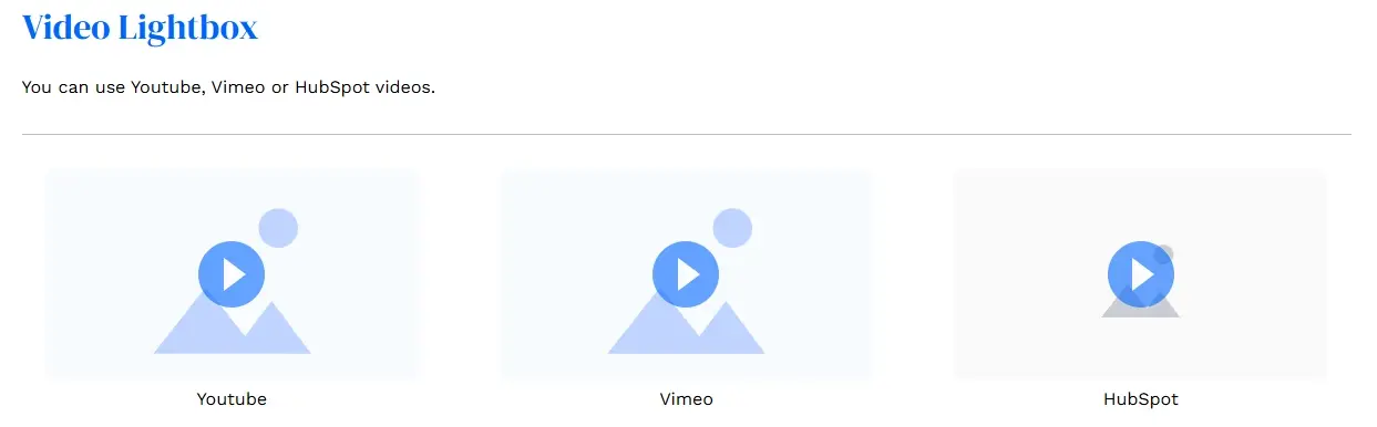 Video Lightbox Video Lightbox
